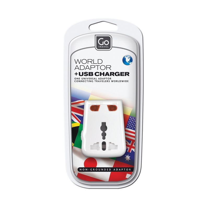 ADAPTADOR DE CORRIENTE UNIVERSAL + 1 PUERTO USB-2