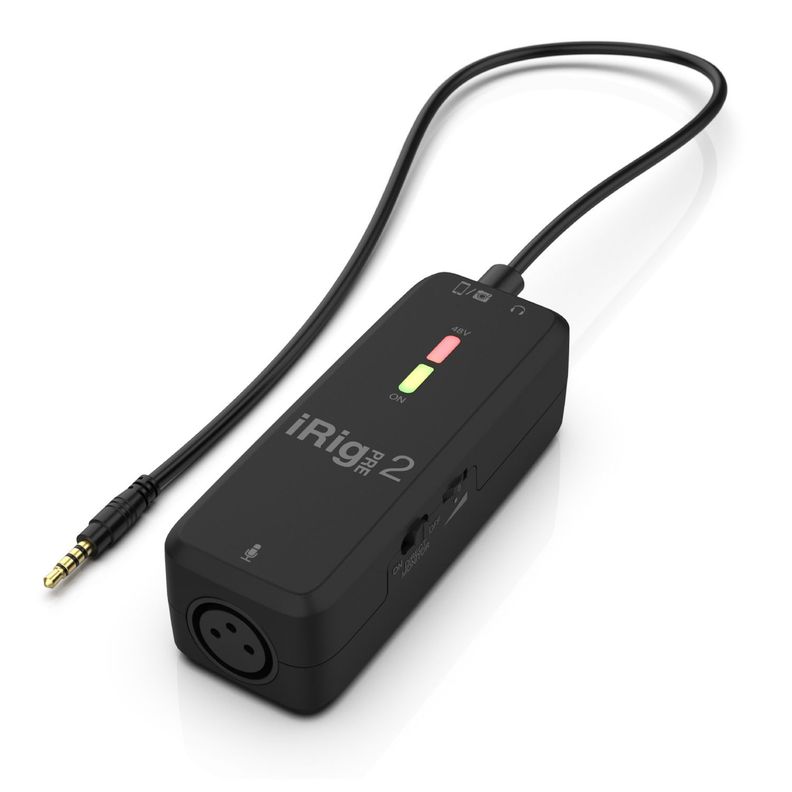IK Multimedia IRig PRE 2 Interfaz de micrófono XLR-0