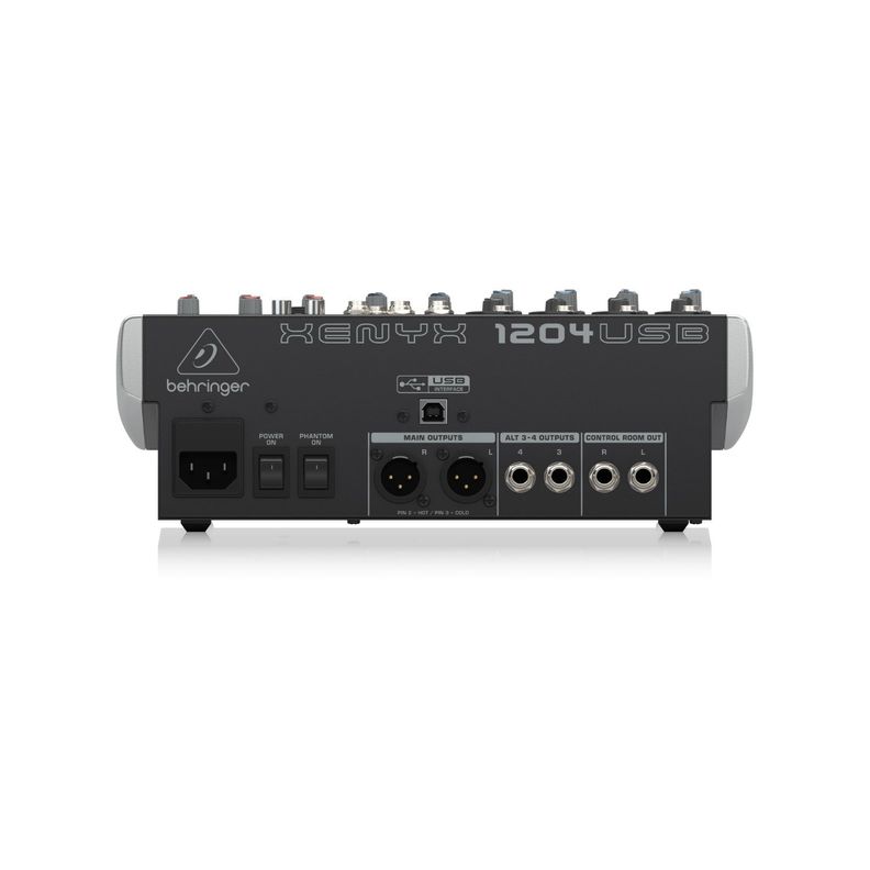Behringer Mixer 1204USB – Mezclador Analógico de 12 Entradas y 22 Buses-2