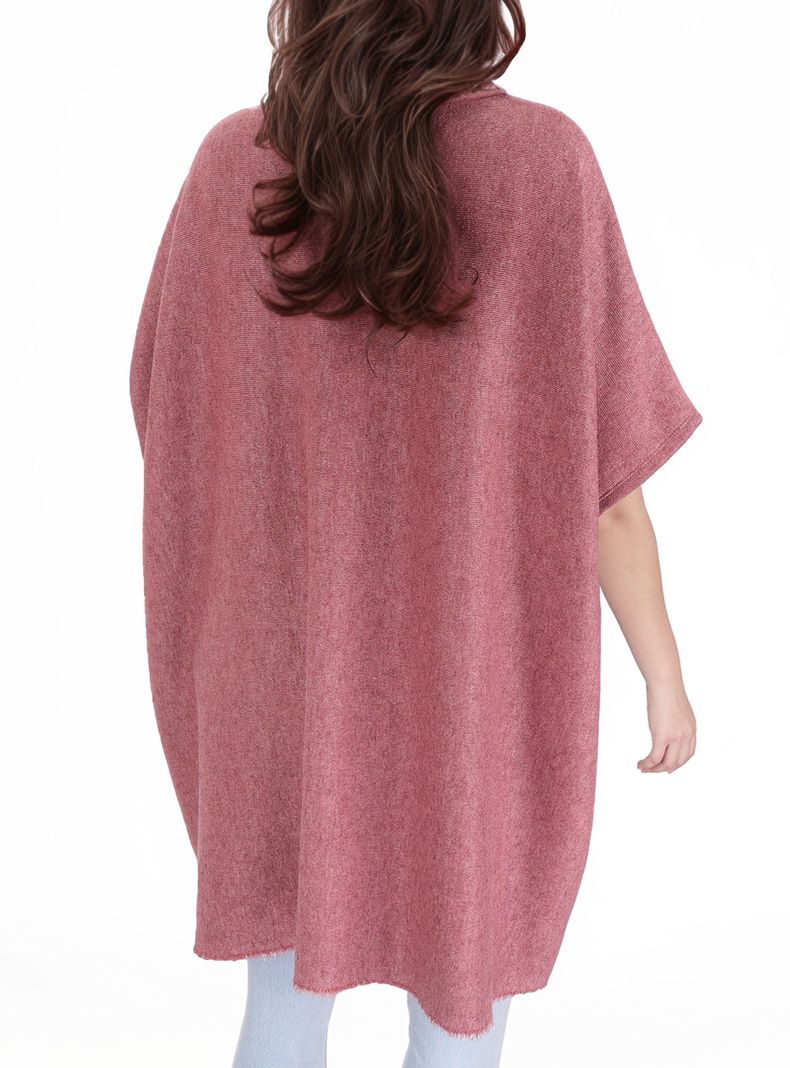 Sueter Poncho Extra Ancho Lanilla-1