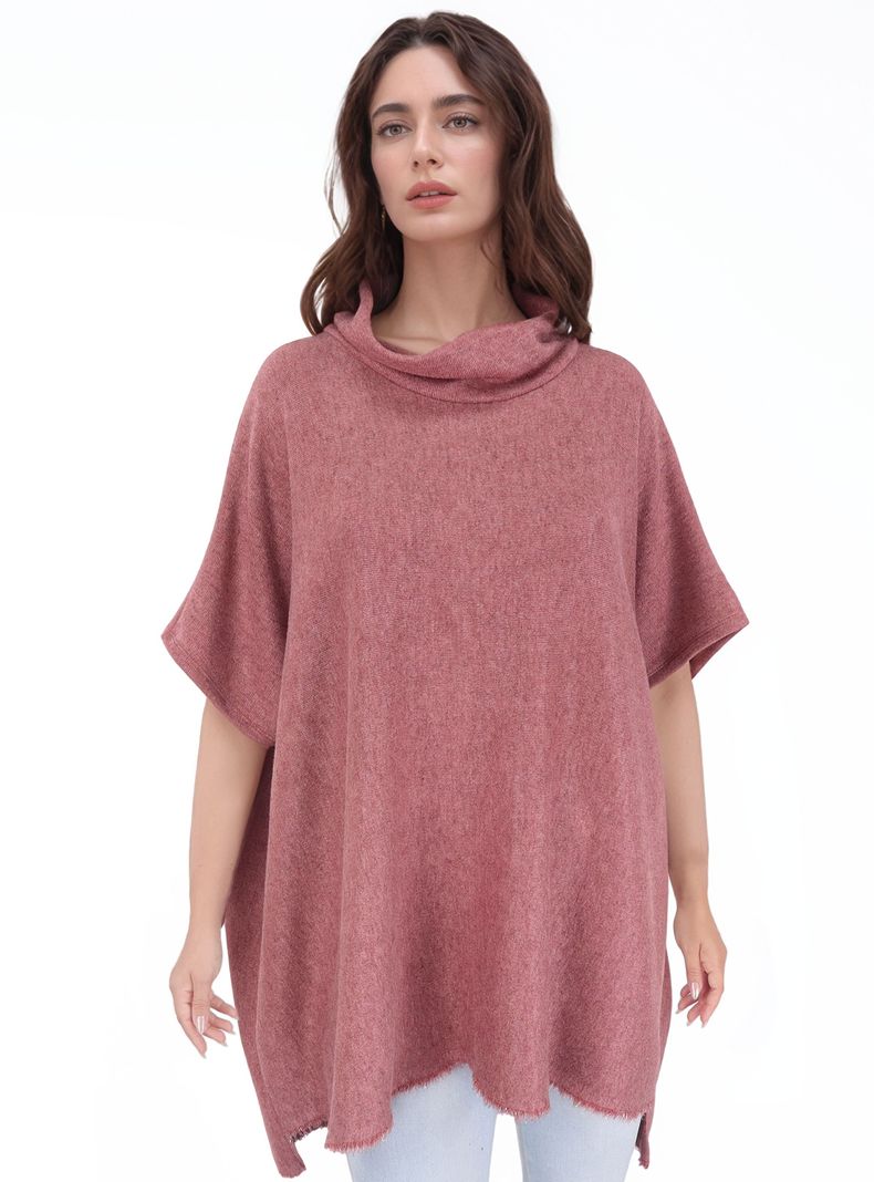 Sueter Poncho Extra Ancho Lanilla-2