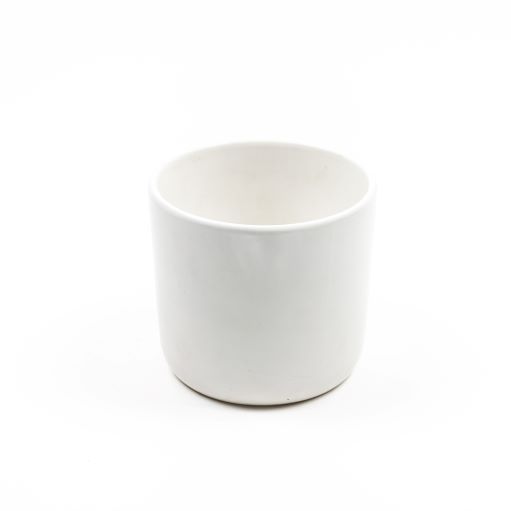 Macetero Danes M Blanco (Porta Macetero de Ceramica)-0
