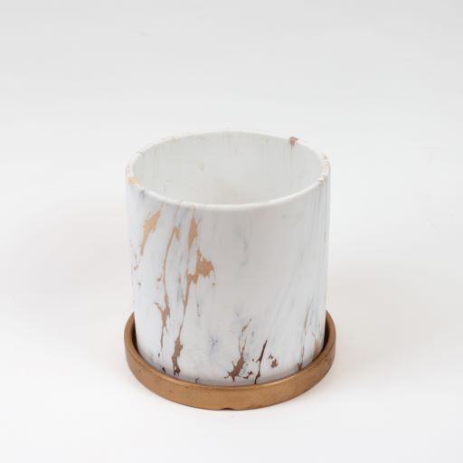 Macetero Nordico Blanco S (Macetero de Ceramica)-0