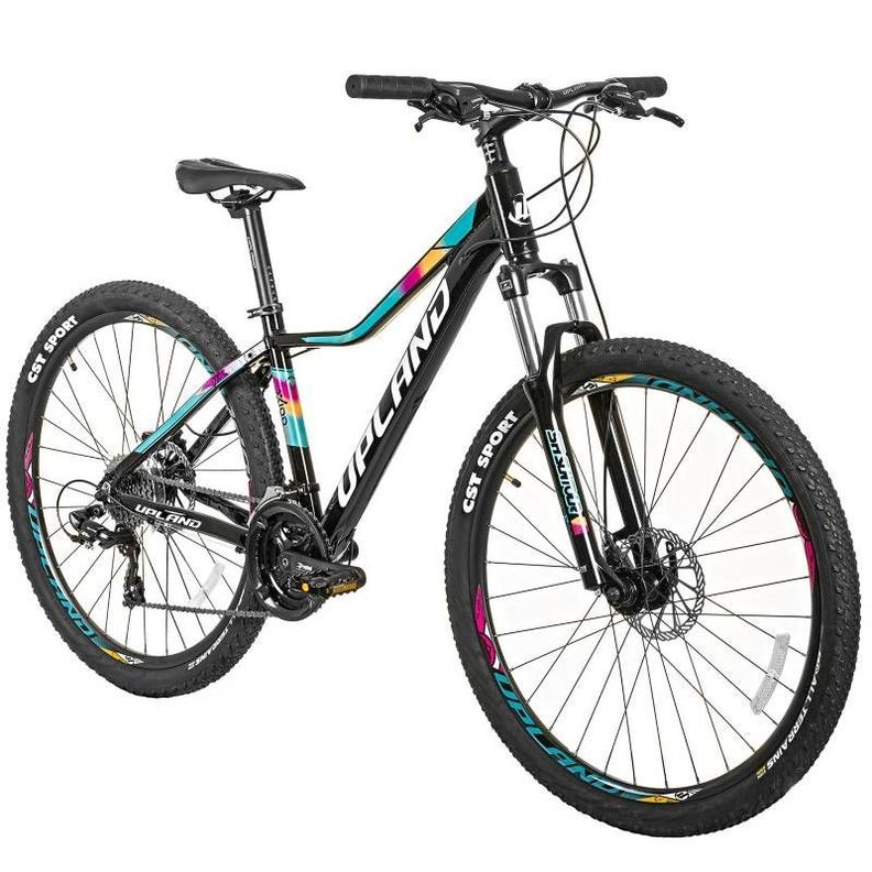BICICLETA UPLAND X100 DAMA MTB ARO 29 COLOR NEGRA-1
