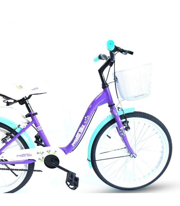 BICICLETA ARO 20 PASEO MORADA POWERBIKE-3