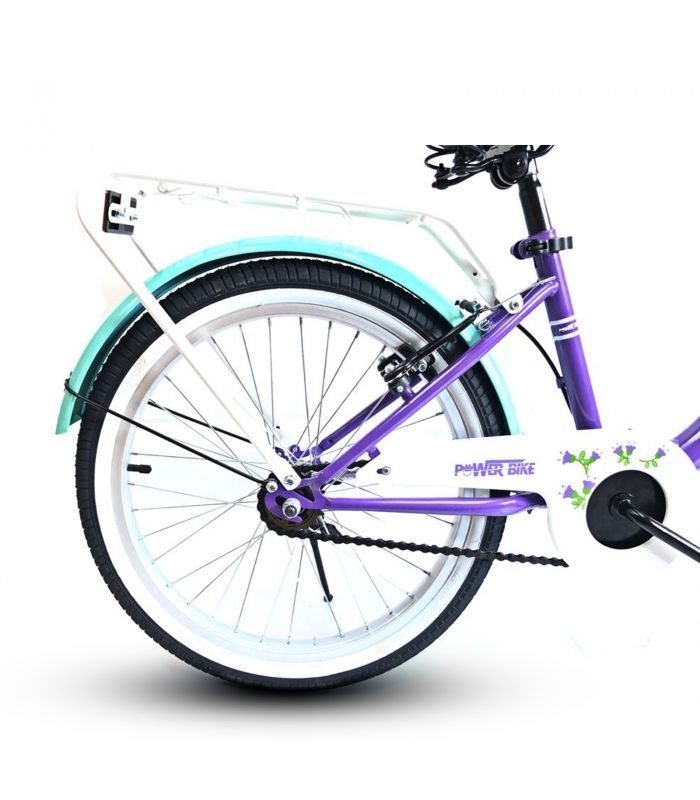 BICICLETA ARO 20 PASEO MORADA POWERBIKE-2