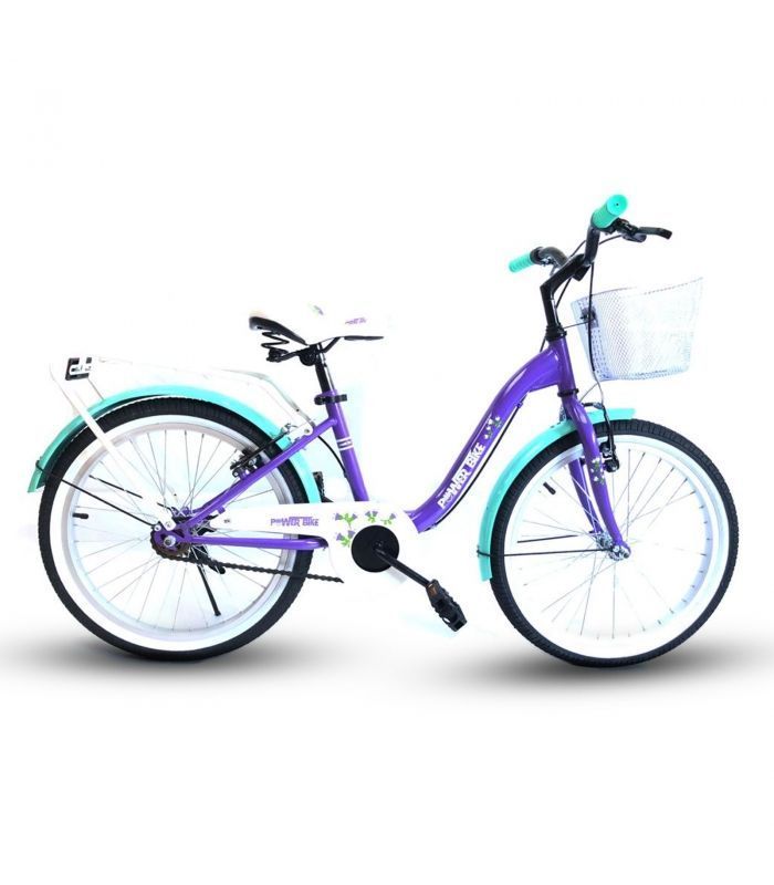 BICICLETA ARO 20 PASEO MORADA POWERBIKE-0