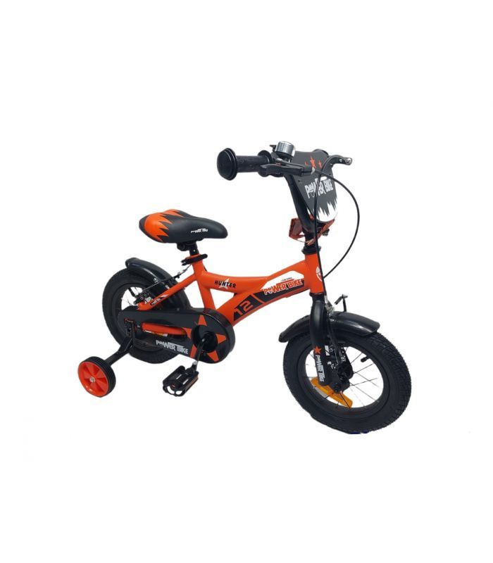 BICICLETA ARO 12 NIÑO CON PEDALES NARANJA-0