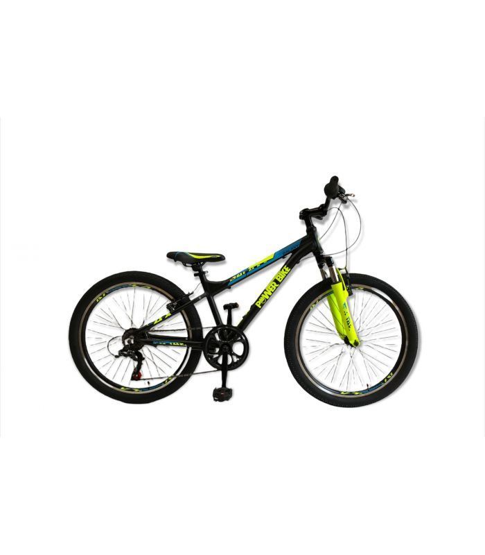 BICICLETA ARO 24 MTB ALUMINIO NEGRA POWERBIKE-0