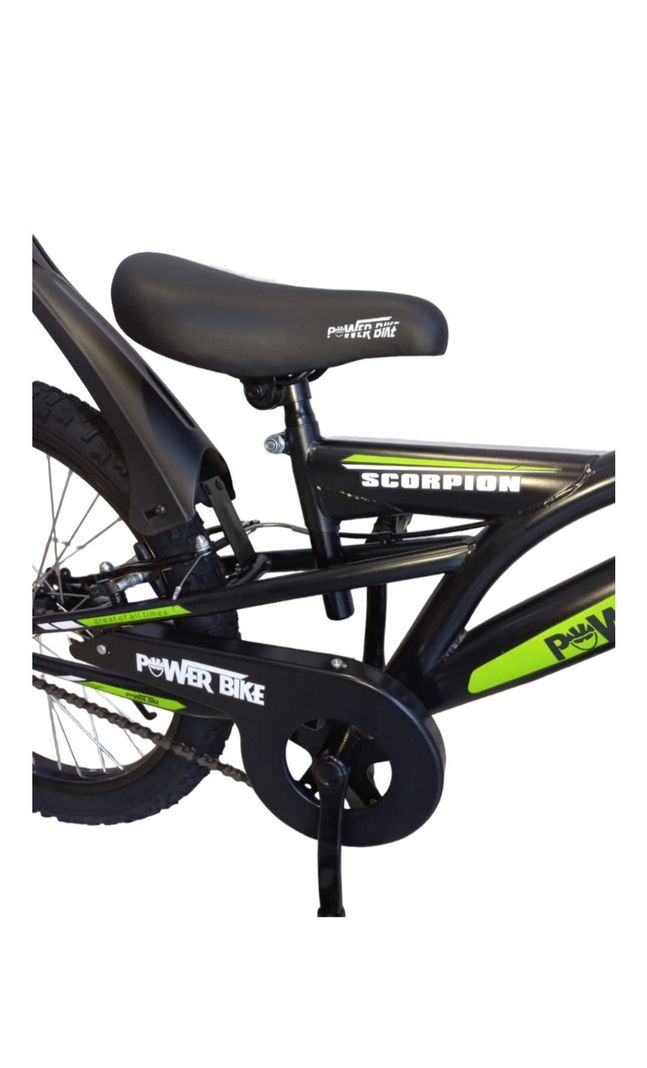 BICICLETA ARO 20 NEGRA POWERBIKE SCORPION-1