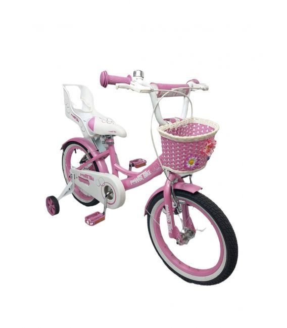 BICICLETA ARO 16 NIÑA PASEO ROSADA-2