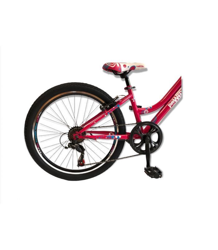 BICICLETA ARO 24 MTB POWER BIKE FUCSIA-2