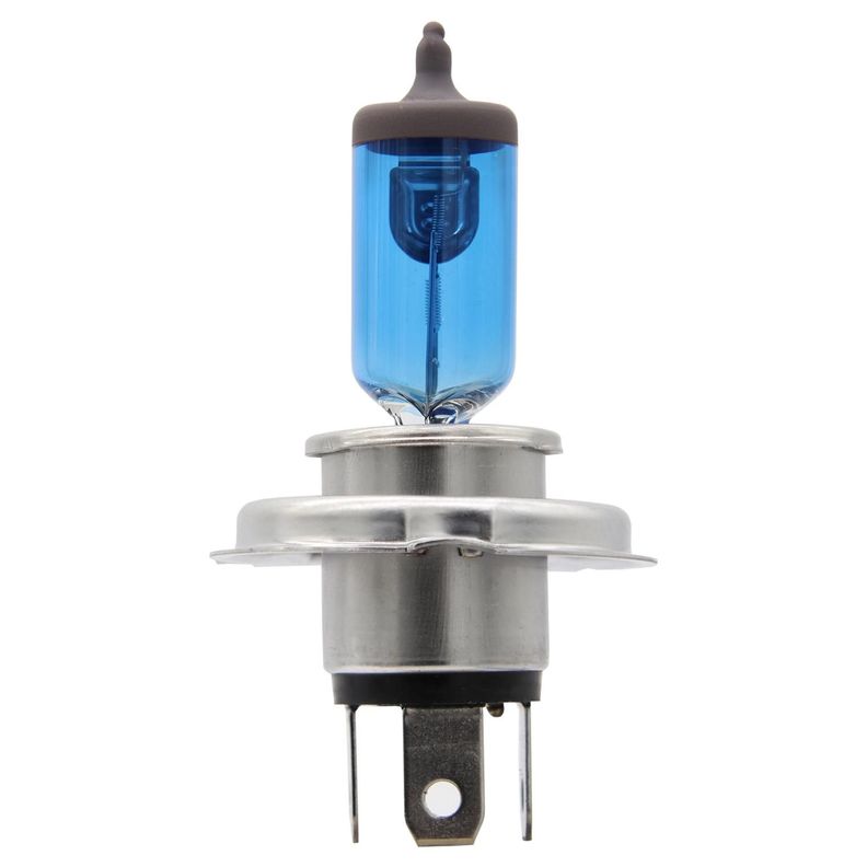 Ampolleta Halógena H4 12V 6055W P43T38 T4625 Azul  (Par)-1