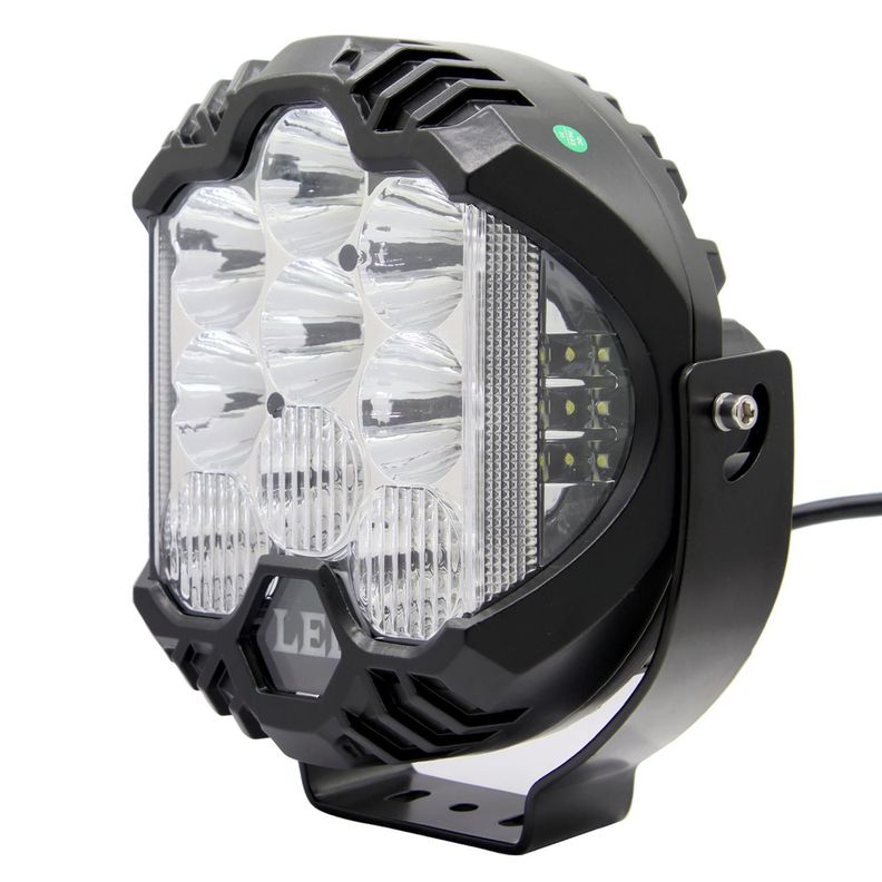 Faro Faena Or 9 Pulgadas 70W Combo Luz Lateral Y Drl Cristal-1
