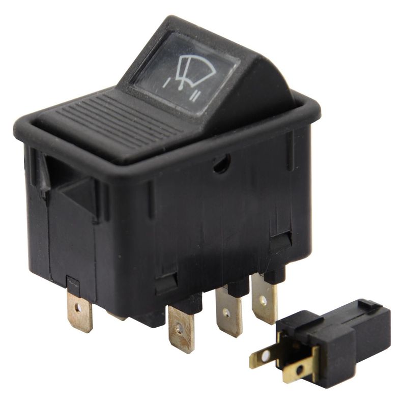 Interruptor Tecla Limpiaparabrisas Interna 6 Terminales (Mb 3505457214 Esq. A)-0