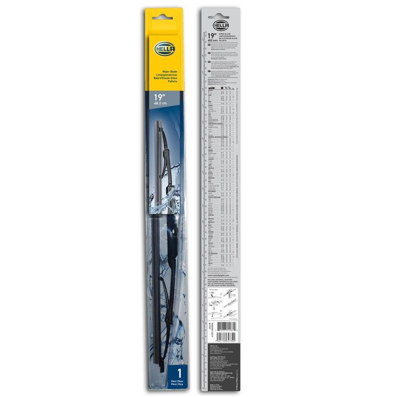 Plumilla Hella Delantera 19 Pulgadas/48 Cm Con Adaptador-0
