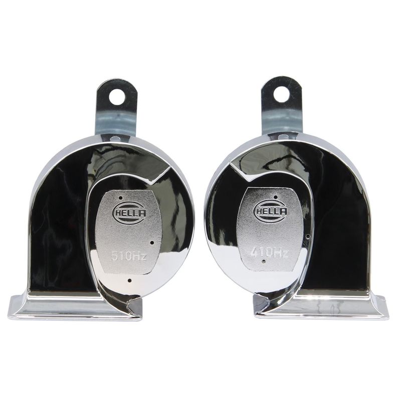 Bocina Caracol Cromo 12V 2X72W 410 Y 510Hz 91X97X87-0
