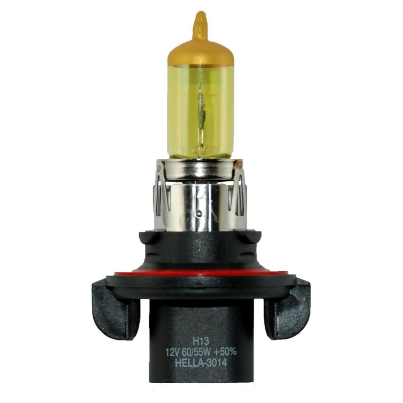 Ampolleta Halógena H13 12V 6055W P264T Amarilla-1
