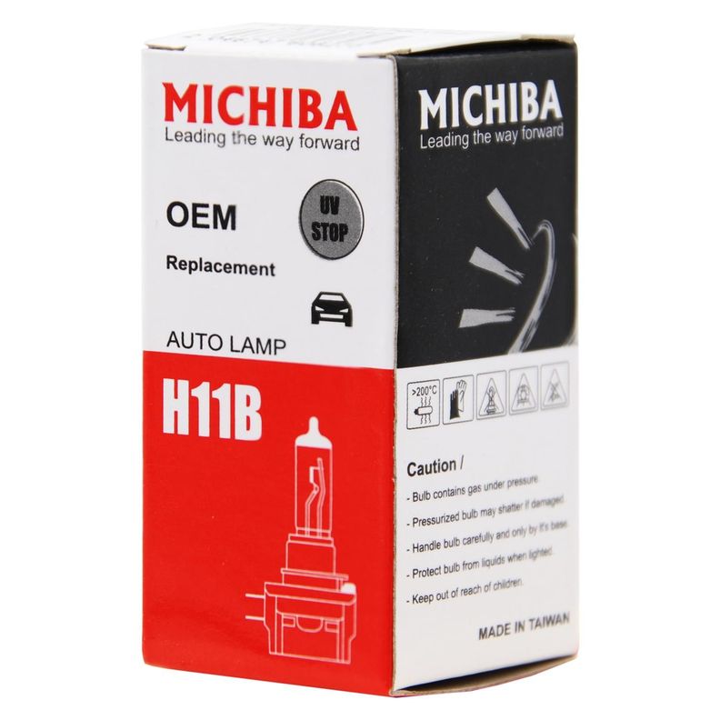 Ampolleta Halógena H11B 12V 55W PGJ19-2  -1