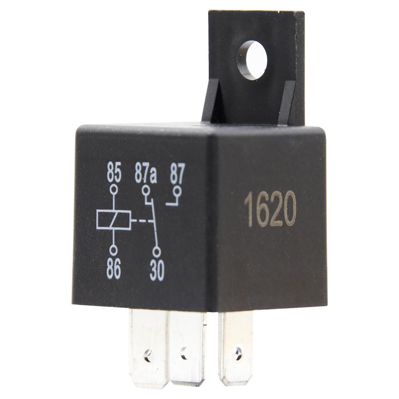 Relay 12V 30/40Amp 5P Con Soporte-0