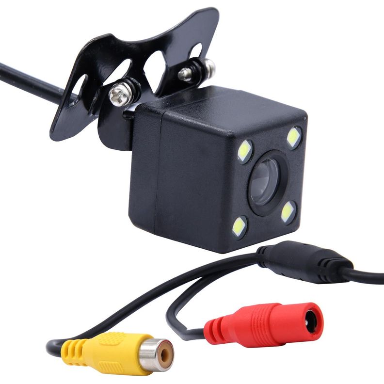 Camara Hd Auto Visión Nocturna Retroceso Ip66 12V 4Led-1