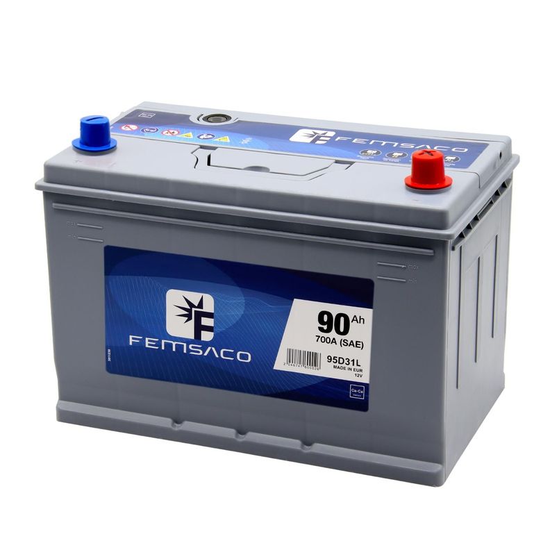 Bateria Femsaco 90Ah Positivo Derecho Normal 630 CCA-1