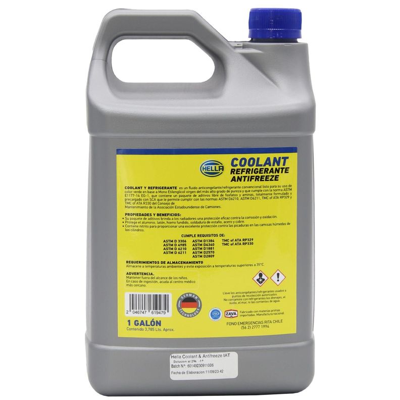 Coolant Antifreeze -1°C Galon 3.8Lts-2