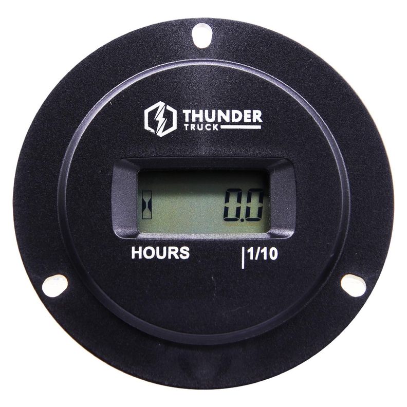 Horometro Lcd 70Mm Diametro 0,0-99999,9H 5-277V 2Pines-0