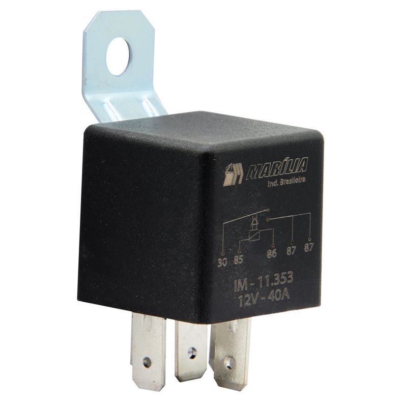 Relay Auxiliar 40A 12V 5 Terminales Na-0