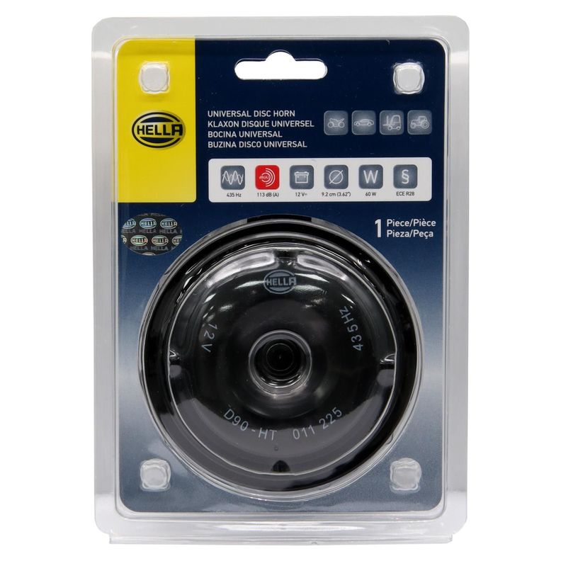 Bocina Plato 12V 60W 435Hz 113Db Auto Camioneta-3
