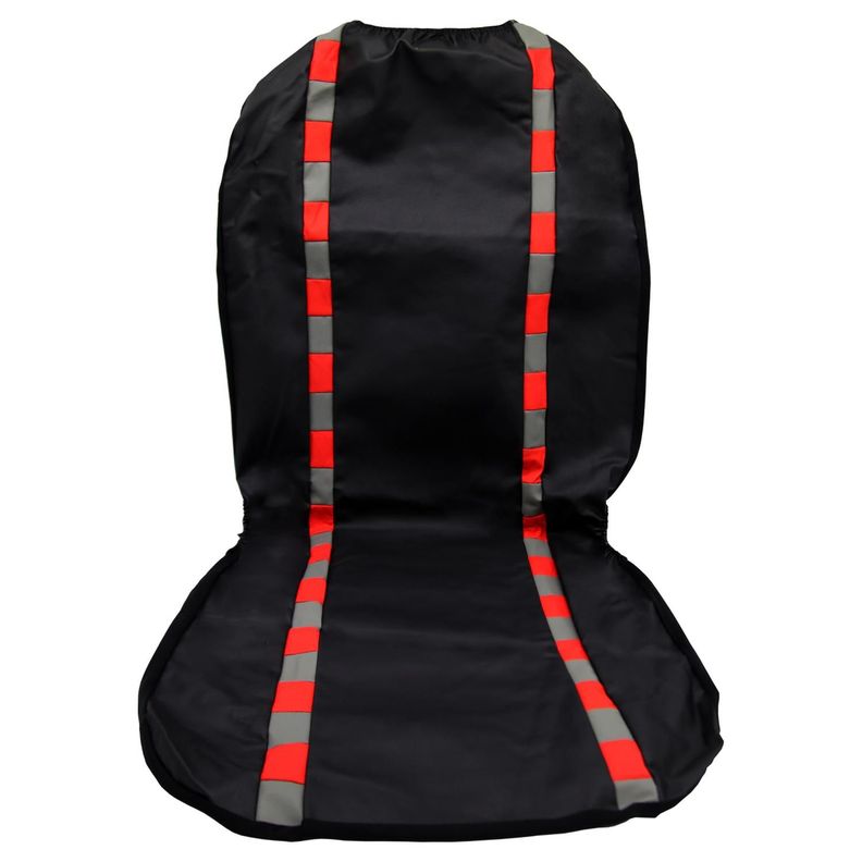 Funda Cubre Asiento Auto Universal Imitacion Cuero-0