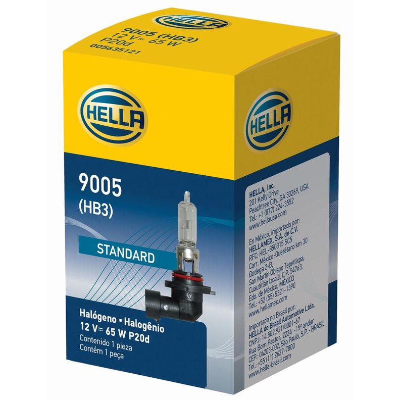 Ampolleta Halógena 9005 / Hb3 12V 65W P20D  -1