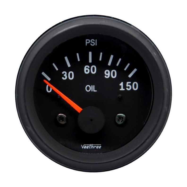 Marcador Presion Aceite Elec.12V 52Mm 0-150 Psi-0