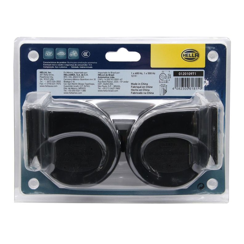 Bocina Caracol 12v 72w 500hz 113db  (Par)-3