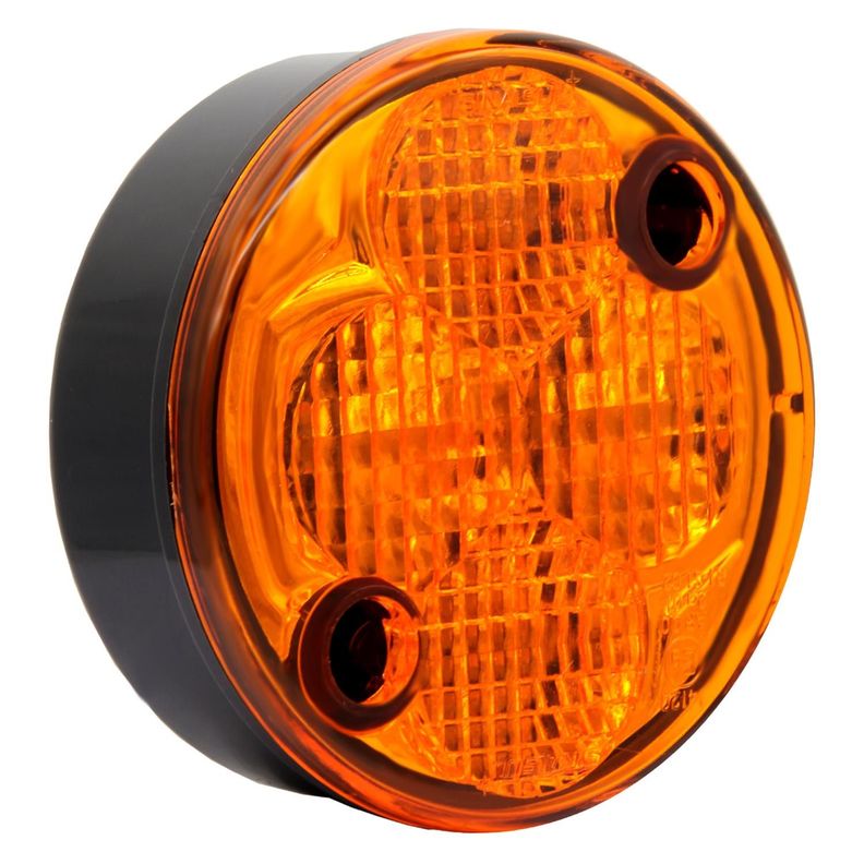 Faro Delimitador 75Mm Marcopolo Ambar Led 24V Fijacion Fr-1