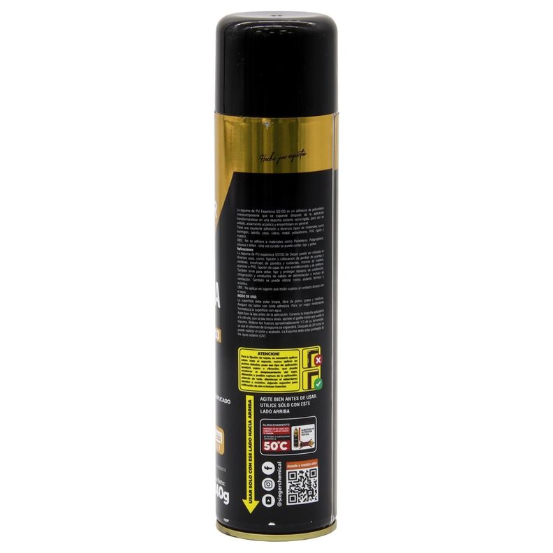 Espuma Expansiva Pu 500Ml Sieger-2