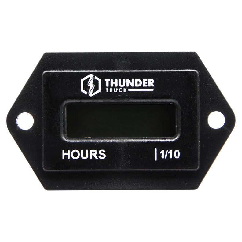 Horometro Lcd Rectangular 0,0-999999,9H 5-90V 37X25Mm Apernable Waterproof Ip65-0