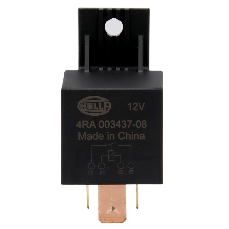 Relay 12V 60Amp 4P Reforzado Con Soporte-0