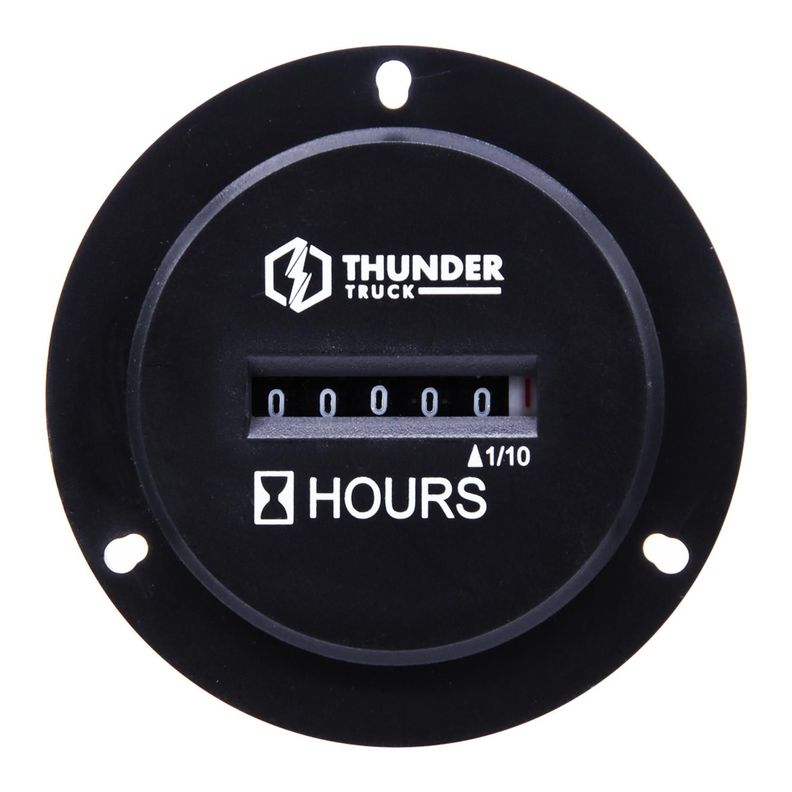 Horometro 70Mm Diametro 0,0-9999,9H 10-80V 2Pines Apernable-0