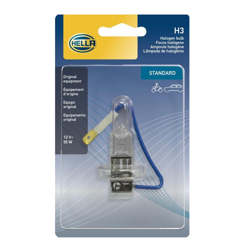 Ampolleta Halógena H3 12V 55W Pk22S T3.25-0