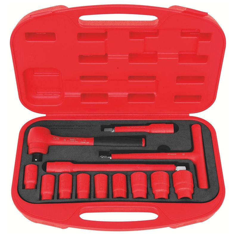 Juego De Dados Y Accesorios Aislados Iec 60900 1/2 13 Piezas-0