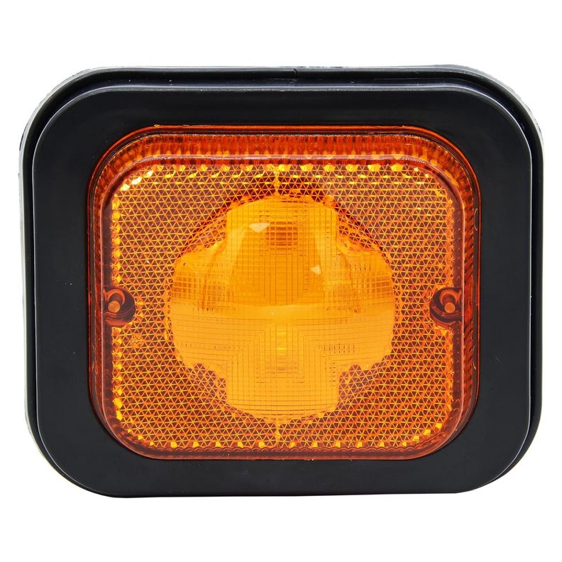 Farol Lateral 4Led Ambar 12V/24V 10X8,5X2,8Cm 634-0