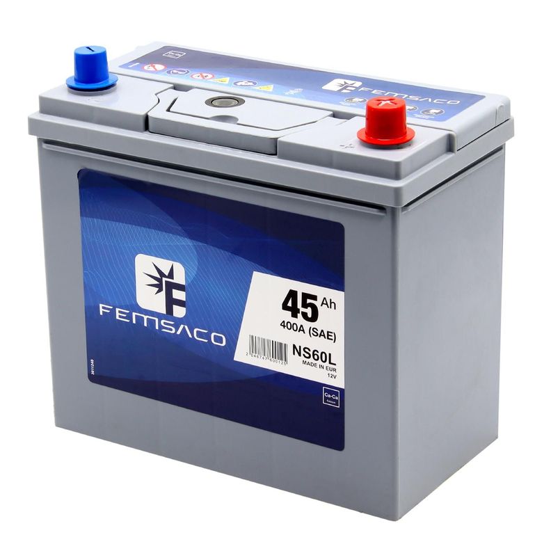 Bateria Femsaco 45Ah Positivo Derecho 360 CCA-1