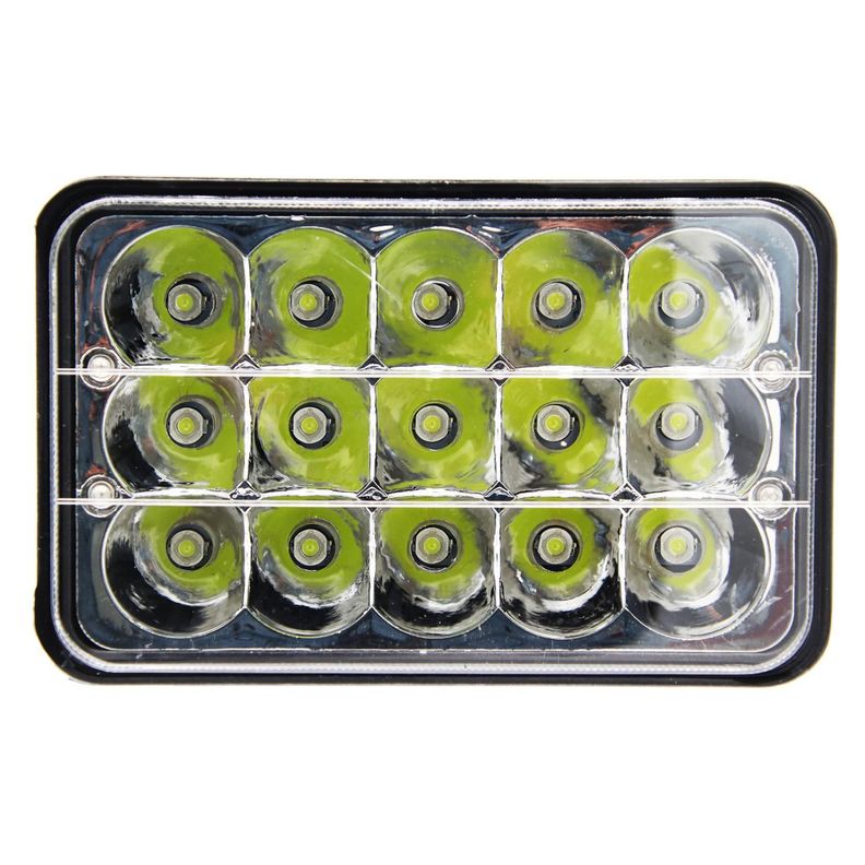 Seal Beam Led 5 Pulgadas 45W Epistar 10-30V Rectangular Low/High H4656/H4651-0