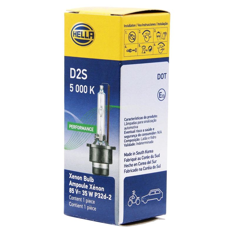 Ampolleta Xenón D2S 85V 35W P32D-2  P+30-1