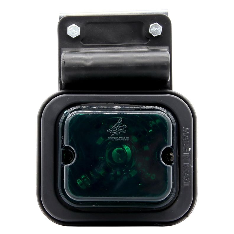 Farol Lateral Verde Con Soporte Led Bivoltaje 634-0