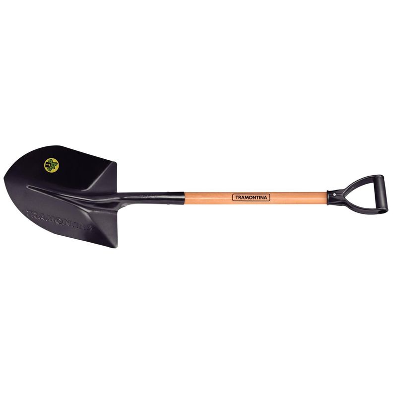 Pala Punta Huevo Acero Mango Madera 71 Cm-0