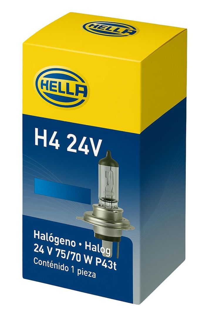Ampolleta Halógena H4 24V 75/70W P43T T4.625  -1