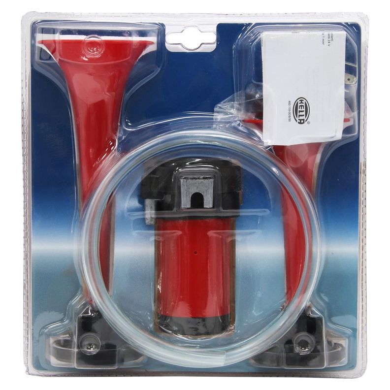 Bocina Eléctrica Doble 12V 240W 118Db + Compresor-1