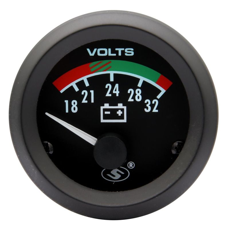 Voltimetro Elec 24V 52Mm 1832 Volts-0